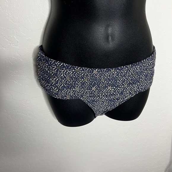 bond-eye australia high waisted navy gold bikini set US 6 - Picture 3 of 10